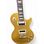 Used 2015 Epiphone Limited Edition Les Paul Traditional Pro Metallic Gold Solid Body Electric Guitar