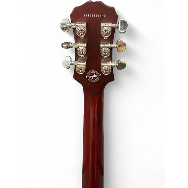 Used 2015 Epiphone Limited Edition Les Paul Traditional Pro Metallic Gold Solid Body Electric Guitar