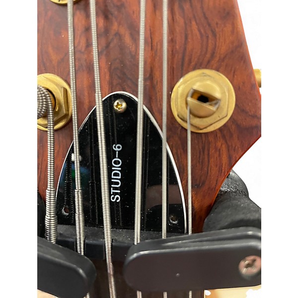 Used Schecter Guitar Research Stiletto Studio 6 String Satin Honey Electric Bass Guitar
