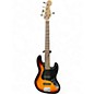 Used Squier Affinity Jazz Bass V 5 String 3 Color Sunburst Electric Bass Guitar thumbnail