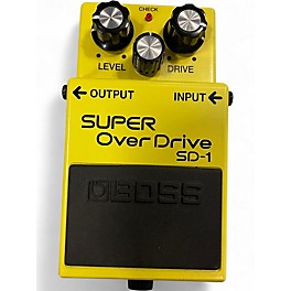 Used BOSS SD1 Super Overdrive Effect Pedal
