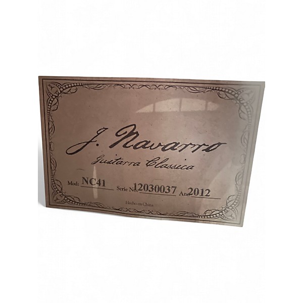 Used NAVARRO NC41 Natural Classical Acoustic Guitar