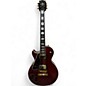 Used Gibson Les Paul Custom Left Handed Trans Crimson Red Electric Guitar thumbnail