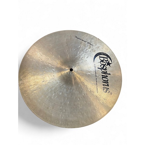 Used Bosphorus Cymbals 17in TRADITIONAL PAPER THIN CRASH Cymbal