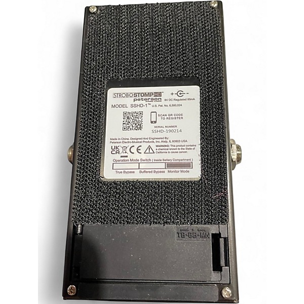 Used Peterson Strobostomp HD Tuner Pedal