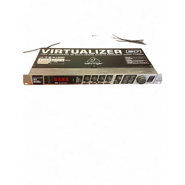 Used Behringer Virtualizer 3D FX2000 Multi-Effects Processor Effect Pedal Package