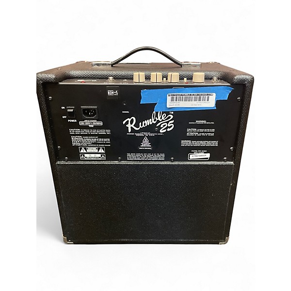 Used Fender Rumble 25 25W 1x8 Bass Combo Amp
