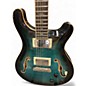 Used PRS SE Hollowbody II Piezo Peacock Blue Hollow Body Electric Guitar