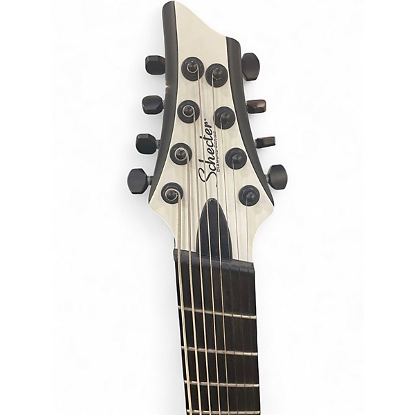Used Schecter Guitar Research C-8 Multiscale Rob Scallon White Solid Body Electric Guitar