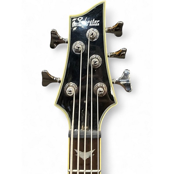 Used Schecter Guitar Research Omen Extreme 5 String Tiger Eye Electric Bass Guitar