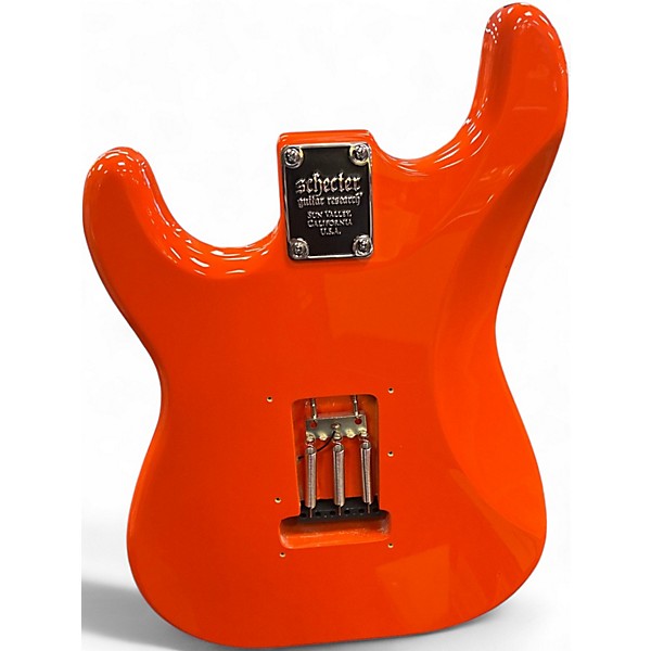 Used Schecter Guitar Research Nick Johnston Traditional Orange Solid Body Electric Guitar