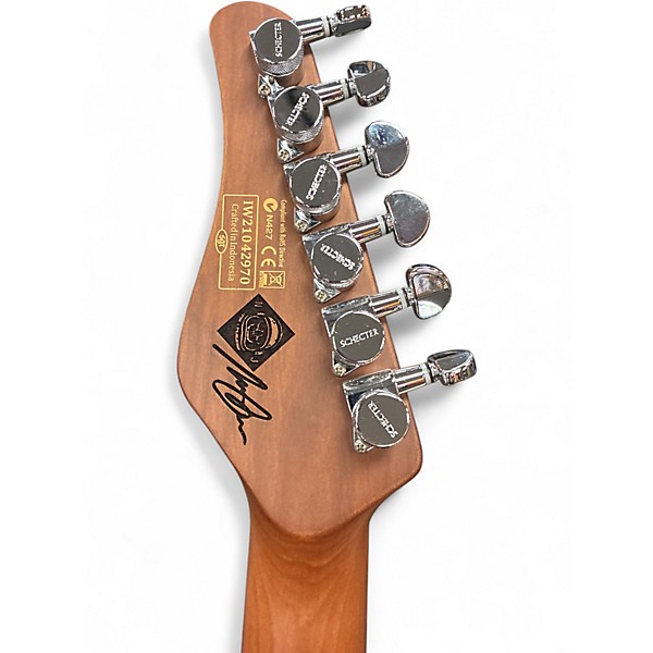 Used Schecter Guitar Research Nick Johnston Traditional Orange Solid Body Electric Guitar