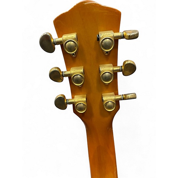 Used Carlo Robelli UAS 920F 2 Tone Sunburst Amber Hollow Body Electric Guitar