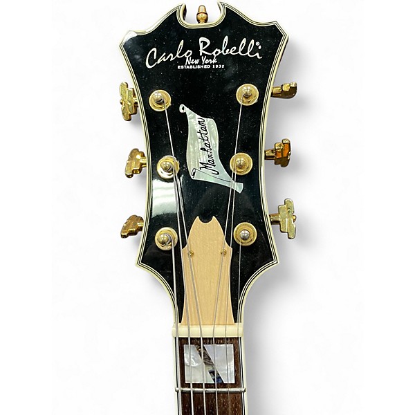 Used Carlo Robelli D120 AS 2 Color Sunburst Hollow Body Electric Guitar