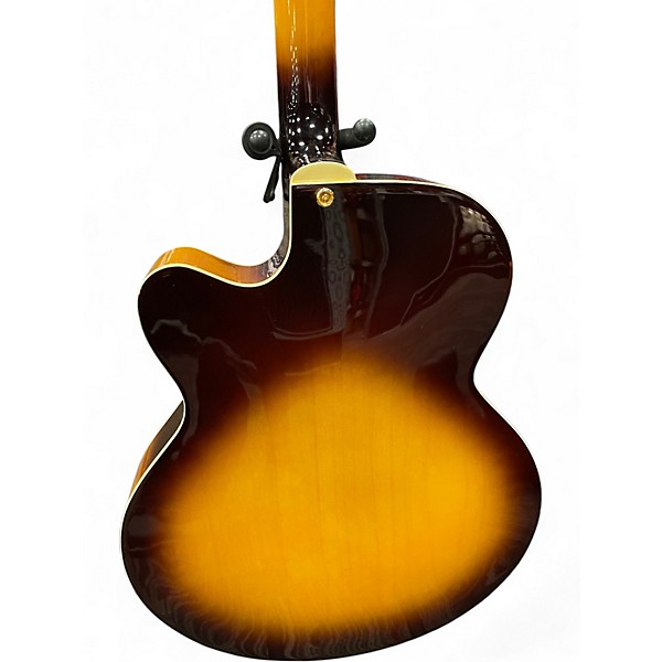 Used Carlo Robelli D120 AS 2 Color Sunburst Hollow Body Electric Guitar