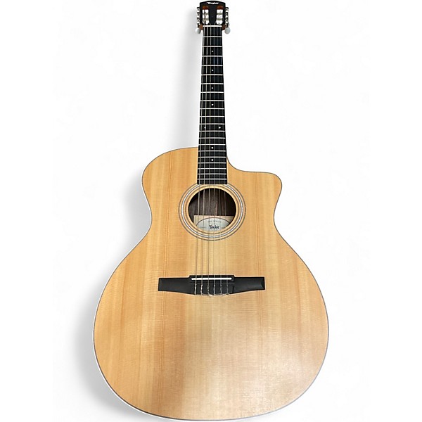 Used Taylor 214CEN Natural Classical Acoustic Electric Guitar