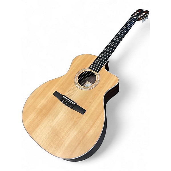 Used Taylor 214CEN Natural Classical Acoustic Electric Guitar