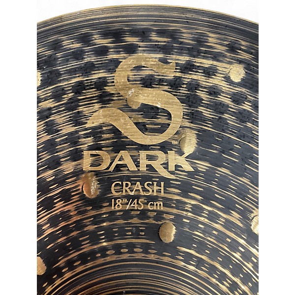 Used Zildjian 18in S FAMILY DARK CRASH Cymbal
