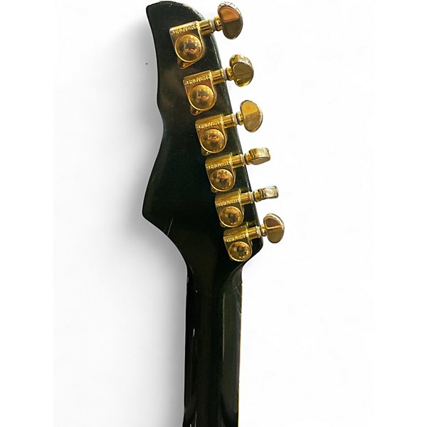 Used Switch Vibracell Green Sparkle Solid Body Electric Guitar