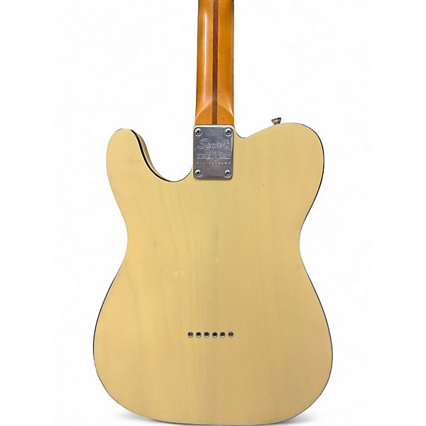 Used Squier Telecaster Butterscotch Blonde Solid Body Electric Guitar