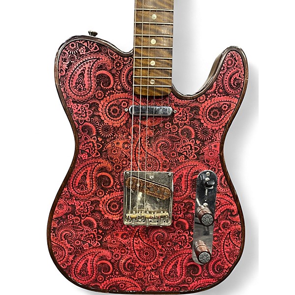 Used Walla Walla Maverick Red Hollow Body Electric Guitar