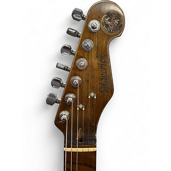 Used Walla Walla Maverick Red Hollow Body Electric Guitar