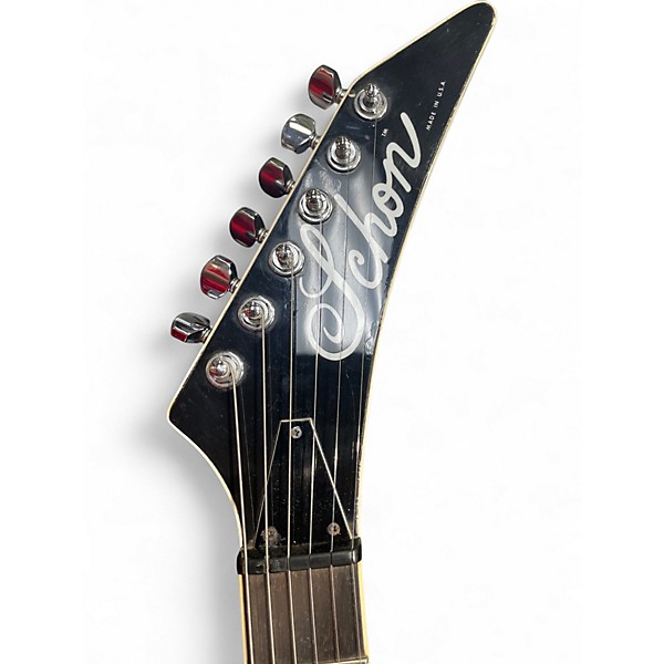 Vintage 1986 Schon NS6 Black Solid Body Electric Guitar