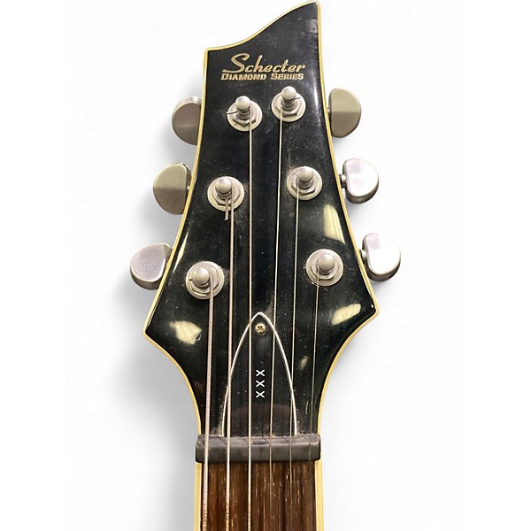 Used Schecter Guitar Research C1 XXX Black Solid Body Electric Guitar