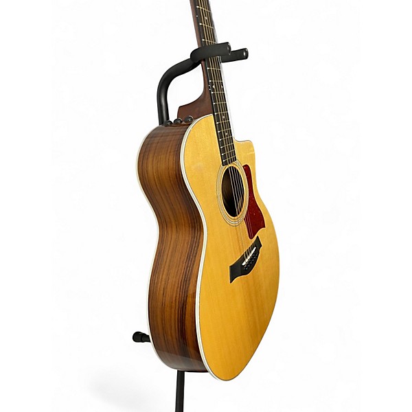 Used 2010s Taylor 214CE DLX Natural Acoustic Electric Guitar
