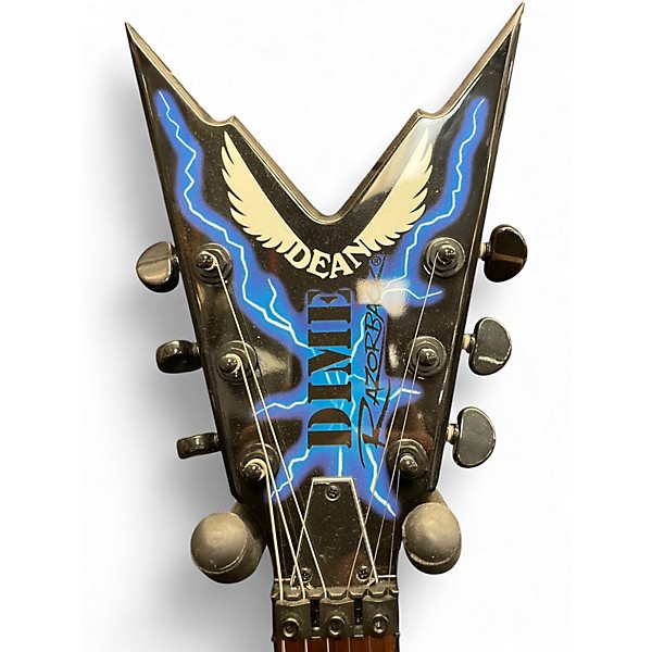 Used 2000s Dean razorback lightning bolt Solid Body Electric Guitar