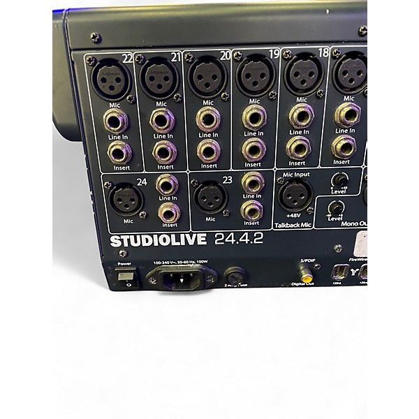 Used PreSonus Studio Live 24.4.2 Digital Mixer