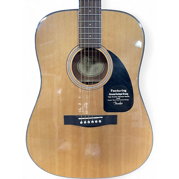Used Fender DG60 Natural Acoustic Guitar