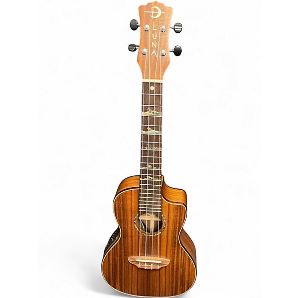 Used Luna High Tide Concert Koa Mahogany Ukulele