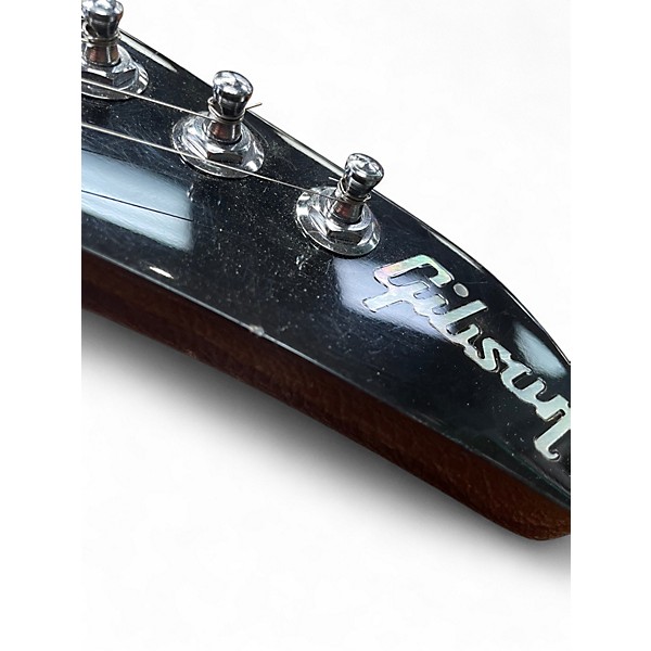 Used 2009 Gibson Explorer Black Solid Body Electric Guitar