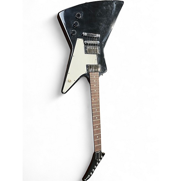 Used 2009 Gibson Explorer Black Solid Body Electric Guitar