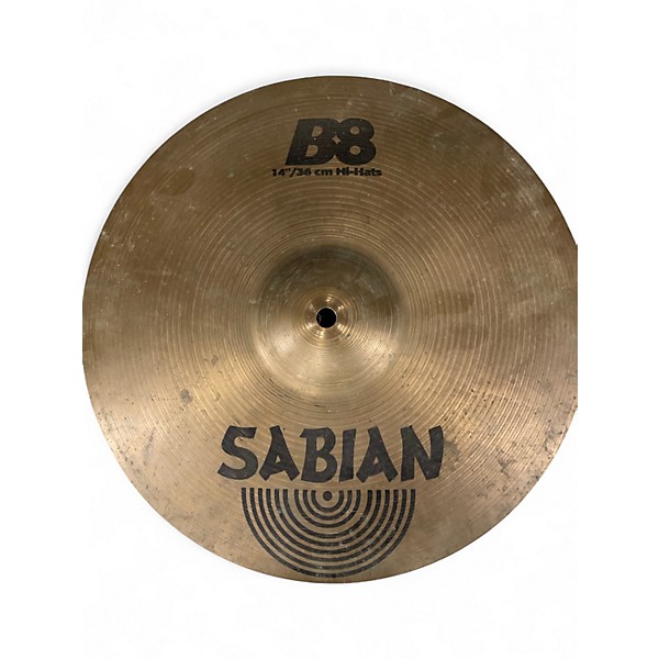 Used SABIAN 14in B8 Hi Hat Pair Cymbal