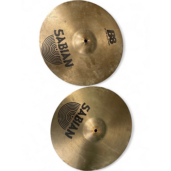 Used SABIAN 14in B8 Hi Hat Pair Cymbal