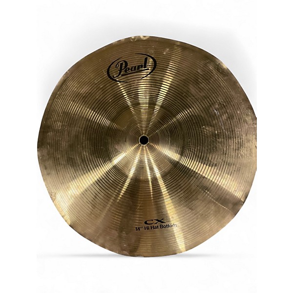 Used Pearl 14in Sound Edge CX Hi hat Pair Cymbal