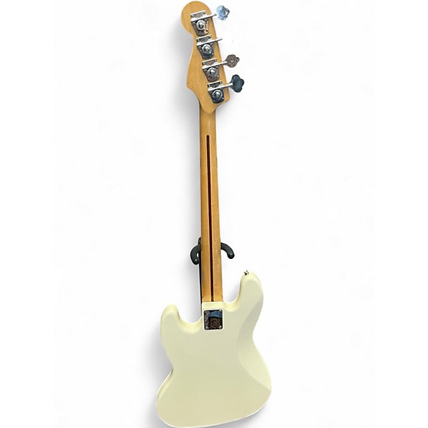 Used Fender Standard Jazz Bass Arctic White Electric Bass Guitar