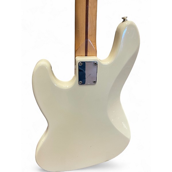 Used Fender Standard Jazz Bass Arctic White Electric Bass Guitar
