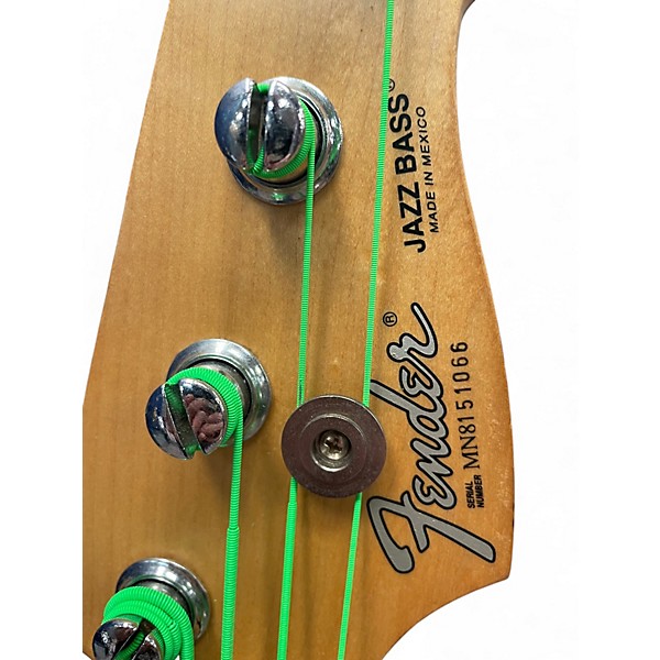 Used Fender Standard Jazz Bass Arctic White Electric Bass Guitar