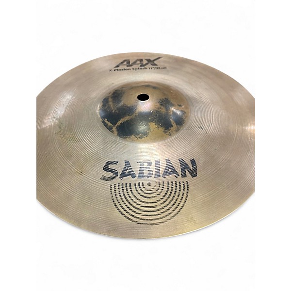 Used SABIAN 11in AAX Xplosion Splash Cymbal