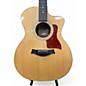 Used Taylor 214CE Natural Acoustic Electric Guitar thumbnail