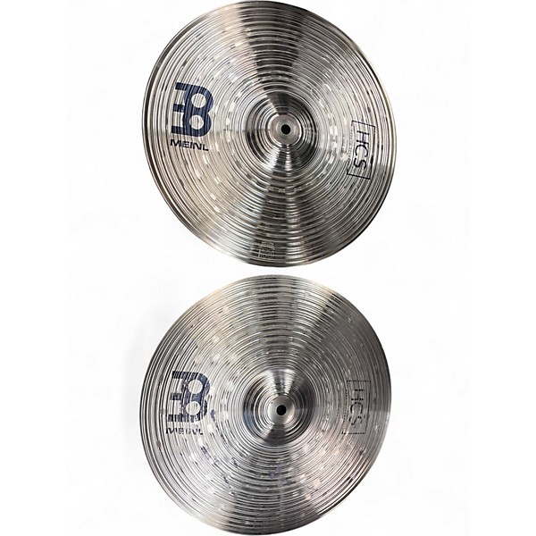 Used MEINL 14in HCS Hi Hat Pair Cymbal