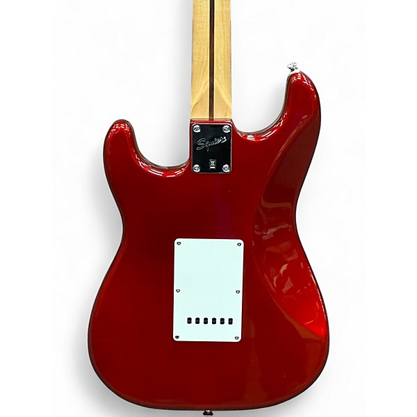 Used Squier Affinity Stratocaster HSS Candy Apple Red Solid Body Electric Guitar