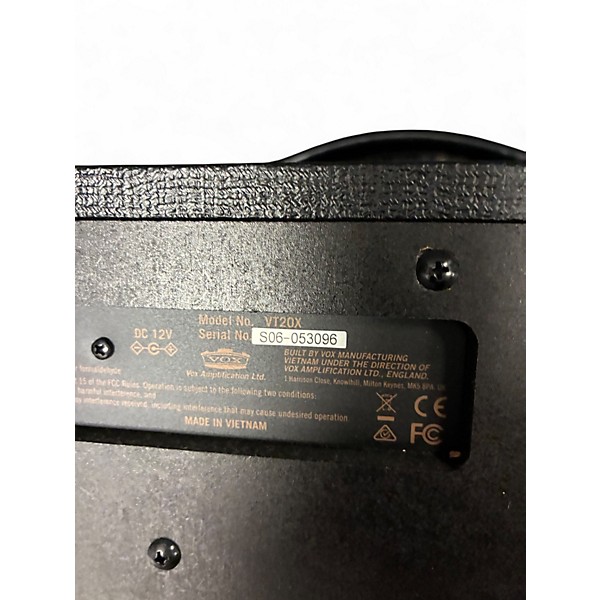 Used VOX Valvetronix VT20X 20W 1x8 Guitar Combo Amp