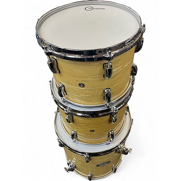 Used Pearl 4 Piece Vision Antique Cream Oyster Drum Kit