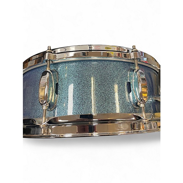 Used TAMA 5X14 Silverstar Snare Blue Sparkle Drum