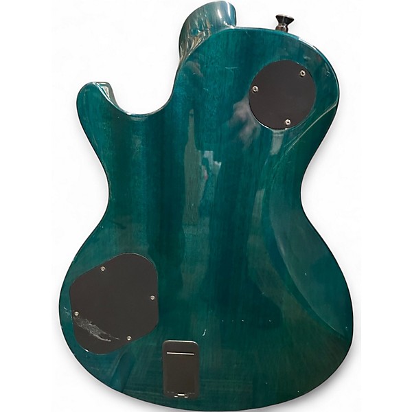 Used Charvel Desolation Double Cutaway 1 Trans Aqua Solid Body Electric Guitar