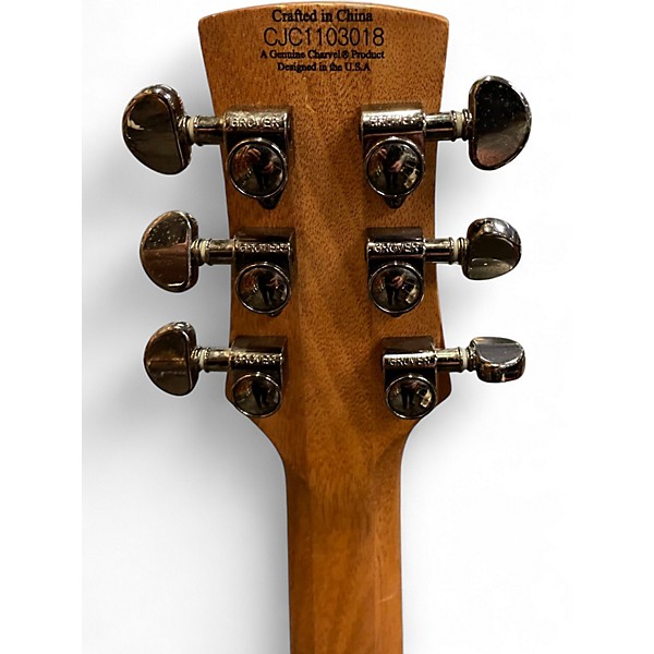 Used Charvel Desolation Double Cutaway 1 Trans Aqua Solid Body Electric Guitar